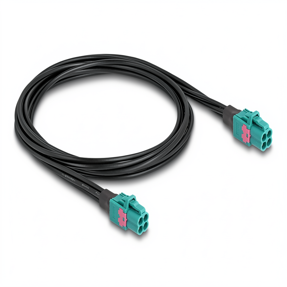 Metabee Mini Fakra Quad Z Female to Female Cable HFM High Speed Cable, 1m