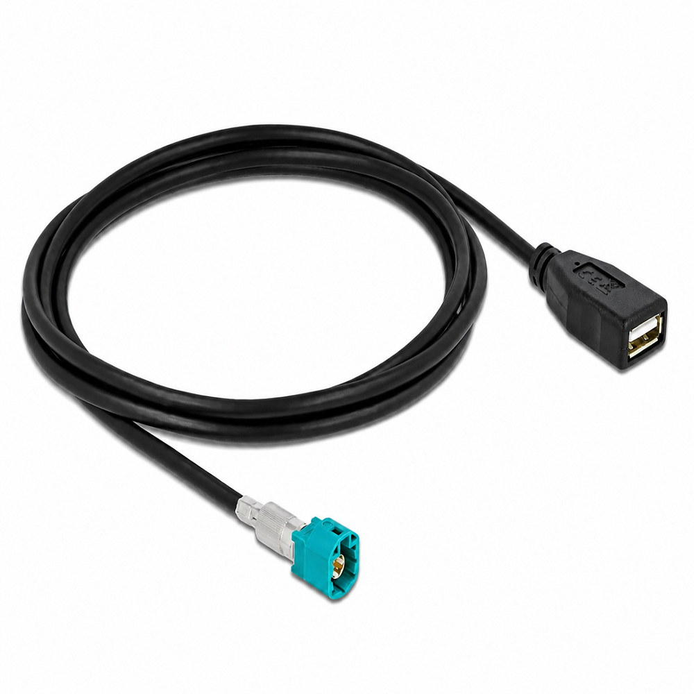 Metabee HSD Z Code Male to USB 2.0 A Type Female Cable High Speed Data Cable 2m