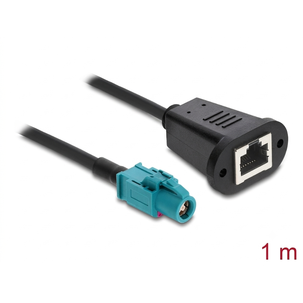 Metabee HSD Z Coded Female to RJ45 Female Cable High Speed Data Cable 1m
