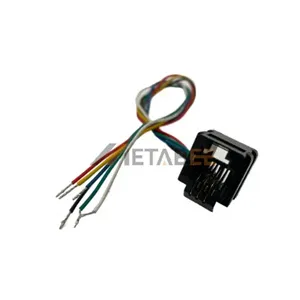 Modular jacks with wire leads