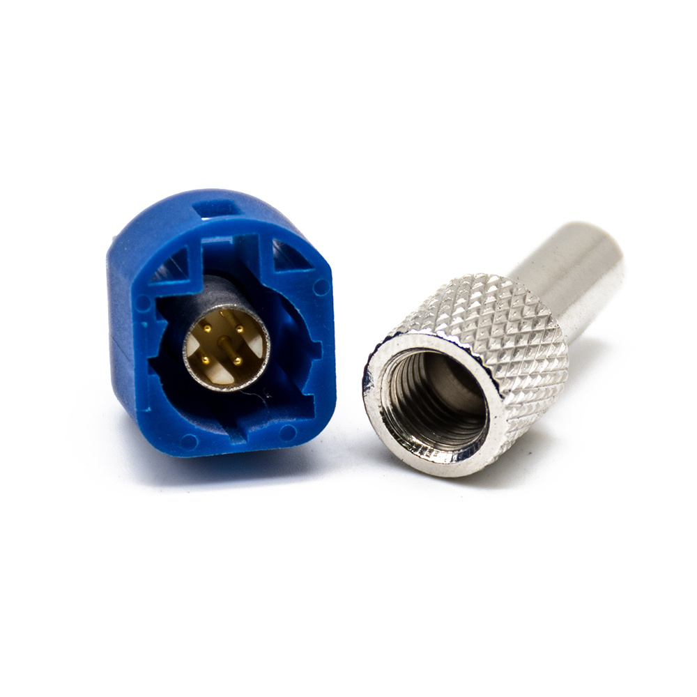 Spina HSD diritto montaggio su cavo a 4 pin codice C