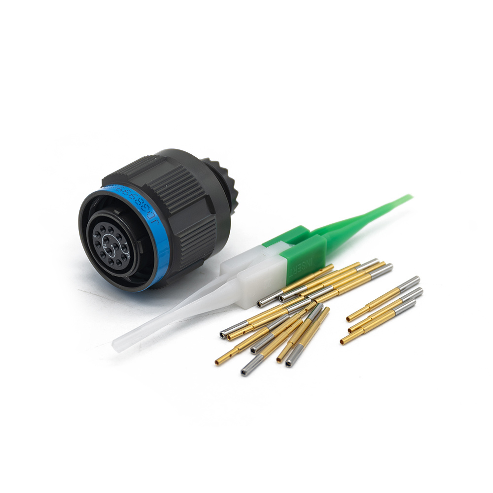 D38999 Series III Connector, D38999/26WB35SA Female Plug Straight, 13 Pin Crimp, A Orientation