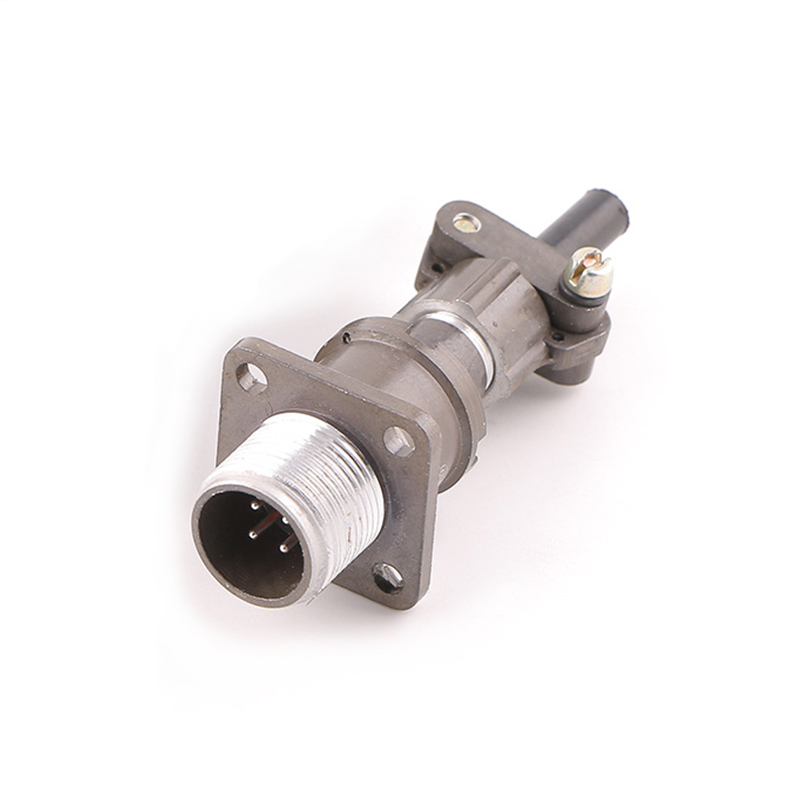 2PM14 4P Male Flange Plug