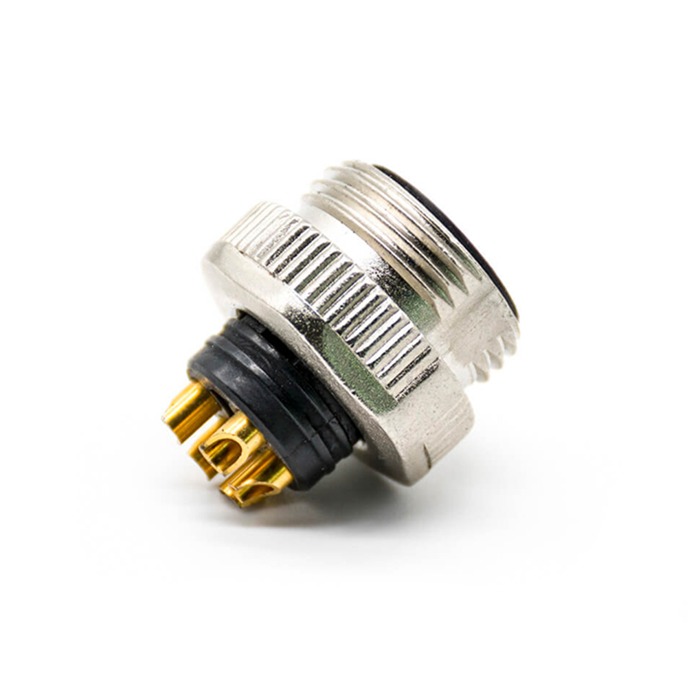 7/8 Molded Cable Connector Plug 5 Pin Straight Solder UnShielded