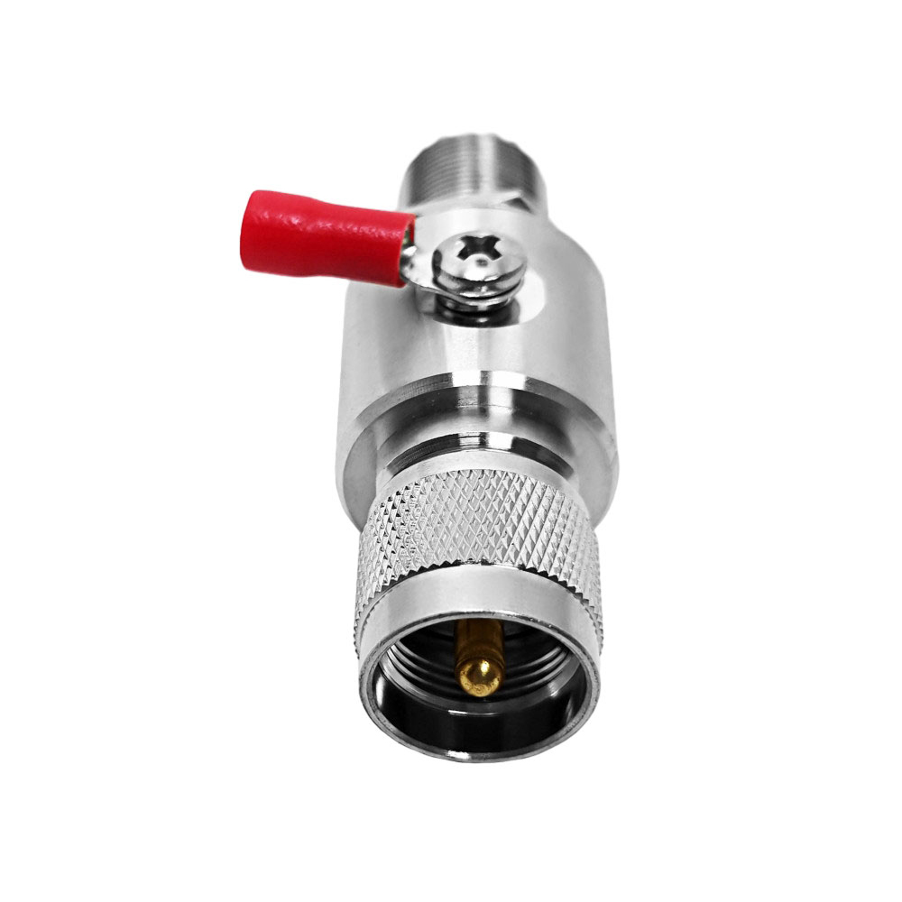 UHF ذكر إلى UHF أنثى الحاجز المحوري RF عرام حامي 3Ghz 10KA-20KA IP65 01