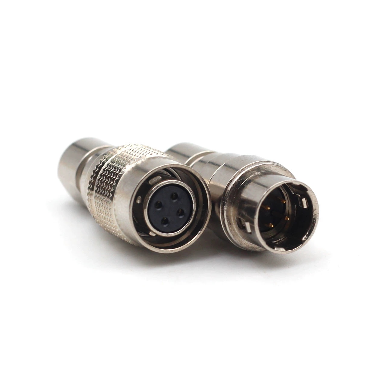 Schwimmender 4-poliger Hirose-Stecker HR10A-7J-4P für Luft- und Raumfahrt und Kamerastrom