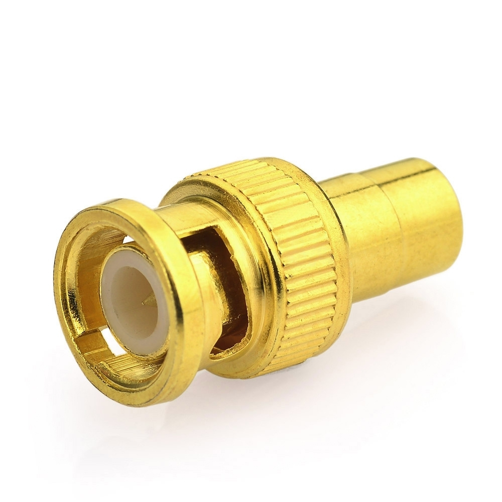 BNC Plug Male to RCA Jack Female Adapter Straight