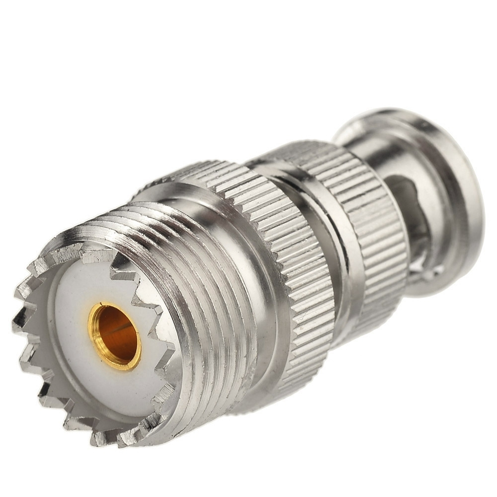 BNC Plug Male to UHF Plug Male Adapter Straight