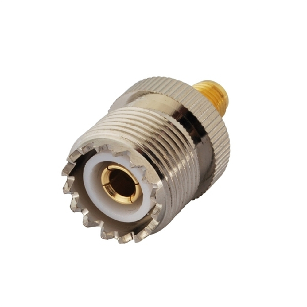 SMA Jack FemaleからUHF Jack Femaleへのアダプター（直結）