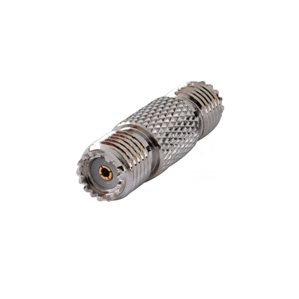 Mini UHF Jack Female to Mini UHF Jack Female Adapter Straight