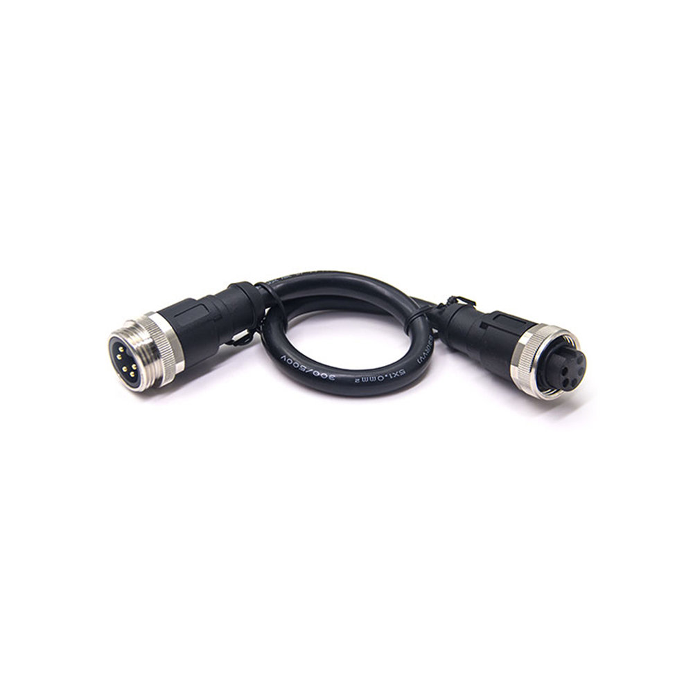 Mini changement de câble d'alimentation 7/8 "prise mâle à prise 7/8" femelle 5 positions avec câble PVC de 20 cm