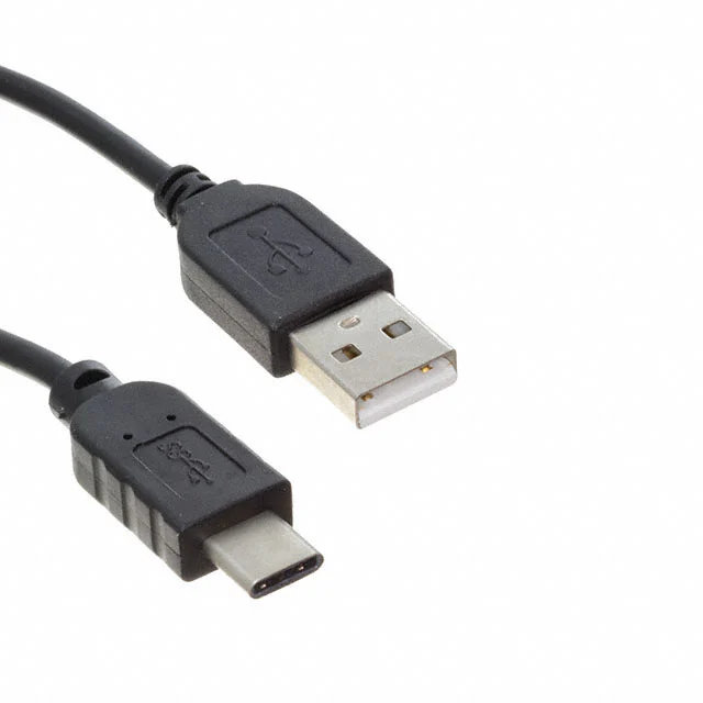 METABEE USB 2.0 Type-A プラグ - USB 3.1 Type-C プラグ ケーブル、24 AWG/28 AWG、ブラック、6 フィート
