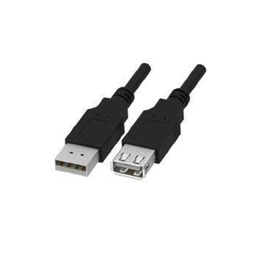 METABEE USB 2.0 Type-A プラグ - 2.0 Type-A ソケット ケーブル、24 AWG/28 AWG、ブラック、10 フィート
