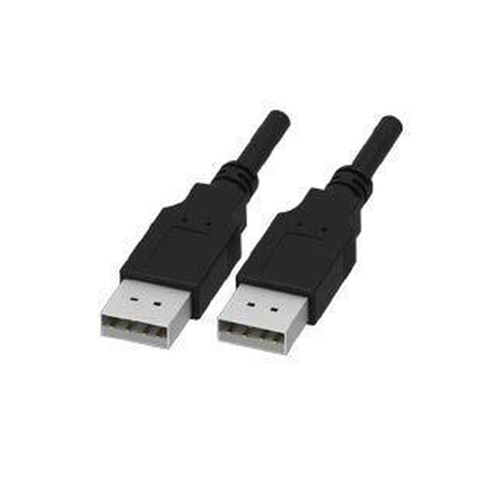METABEE USB 2.0 Type-A プラグ - 2.0 Type-A プラグ ケーブル、24 AWG/28 AWG、ブラック、10 フィート