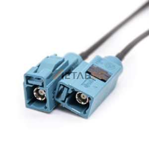 Fakra Female Z Coded to Fakra Female Z Coded Extension Cable RG174 2M