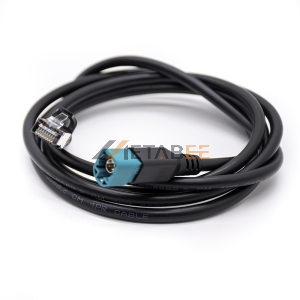 Automotive Ethernet Cable HSD 4P Z Coded Male to RJ45 Male Adapter Cable 1M
