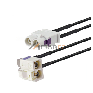 Universal Fakra Cable RG174 With Fakra Jack To Fakra B Male Connector