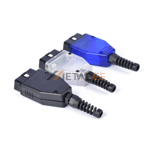 OBD2 16Pin Male Connector Housing Transparent 24V