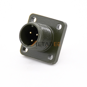 Threaded MS3102A10SL-3P 3Pin Socket Male Box Mounting Solder Cup