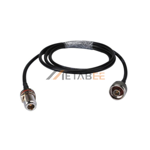 N Male to N Female Bulkhead RF Cable Assembly With 50cm 50Ohm RG58 Coax