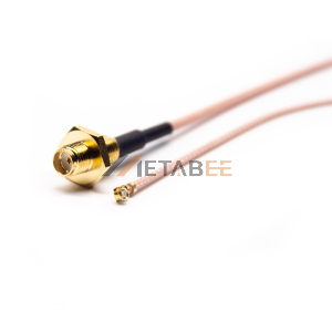 SMA Female Bulkhead to IPEX Female Cable Assembly With 20cm 50Ohm RG178 Cable