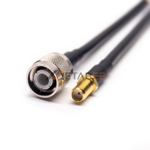 SMA Female to TNC Male RF Cable Assembly With 50cm 50 Ohm RG58 Coax