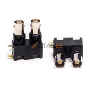 Coaxial Connector BNC Right Angle Jack Female Pin Panel Mount Bulkhead 50 Ohm