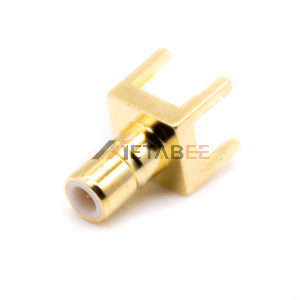 Coaxial Connector SMB Straight Jack Male Pin  Panel Mount Through Hole 50 Ohm