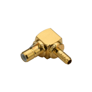 Coaxial Connector SMB Right Angle Jack Male Pin Crimp Cable Type 50 Ohm