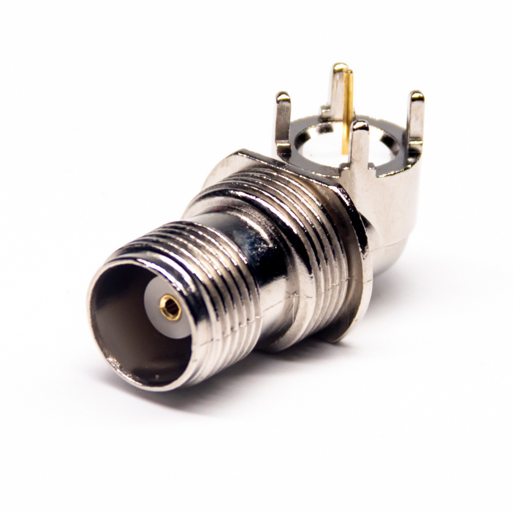 Right Angle TNC Solder Panel Mount 50ohm