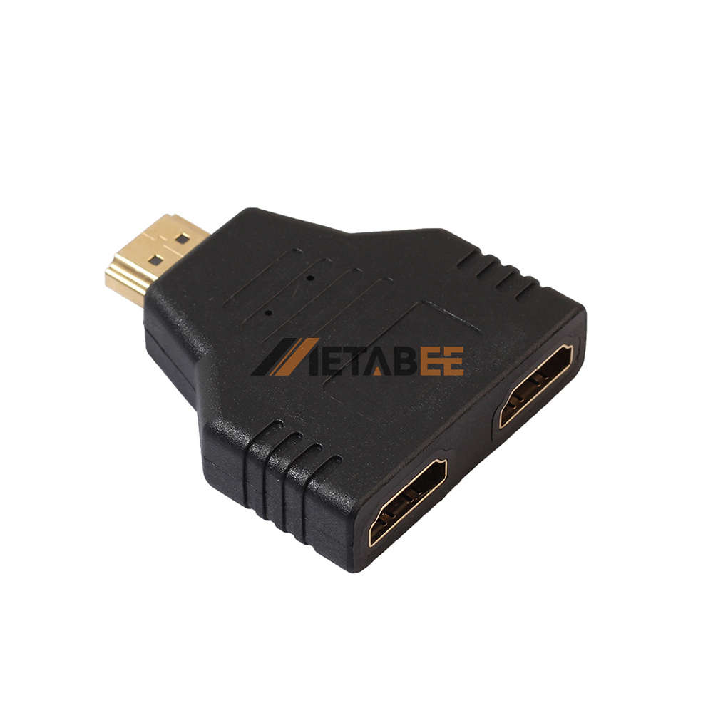 19핀 HDMI 수-2개의 HDMI 암 어댑터