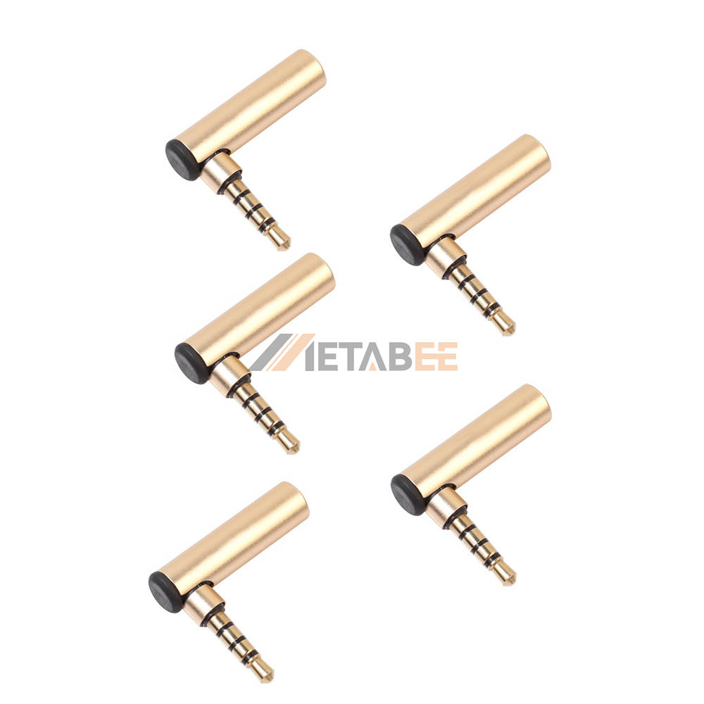 3.5mm Male to Female Audio Adapter Gold