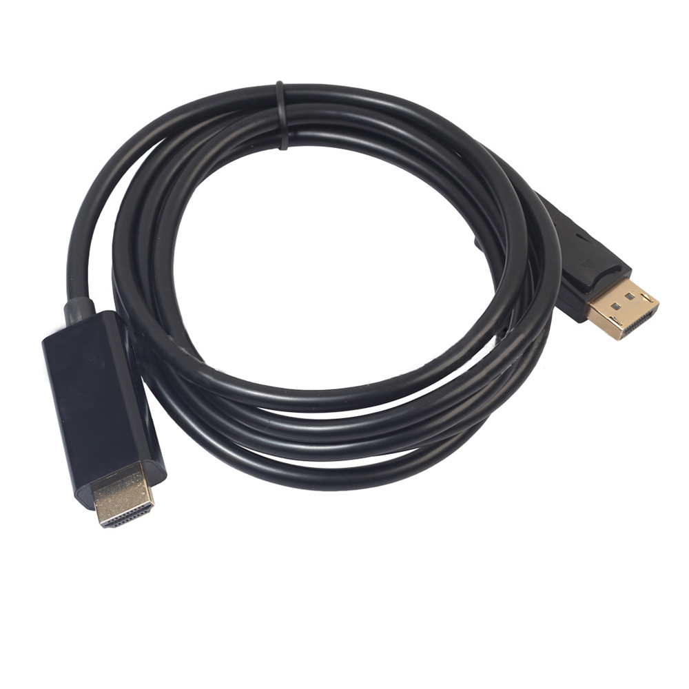 20ピン DP オス - 19ピン HDMI オス ハーネス 3m 黒銅
