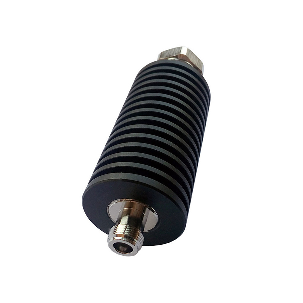 50W DIN オス - N メス固定 RF 同軸減衰器 DC-3GHz 15DB