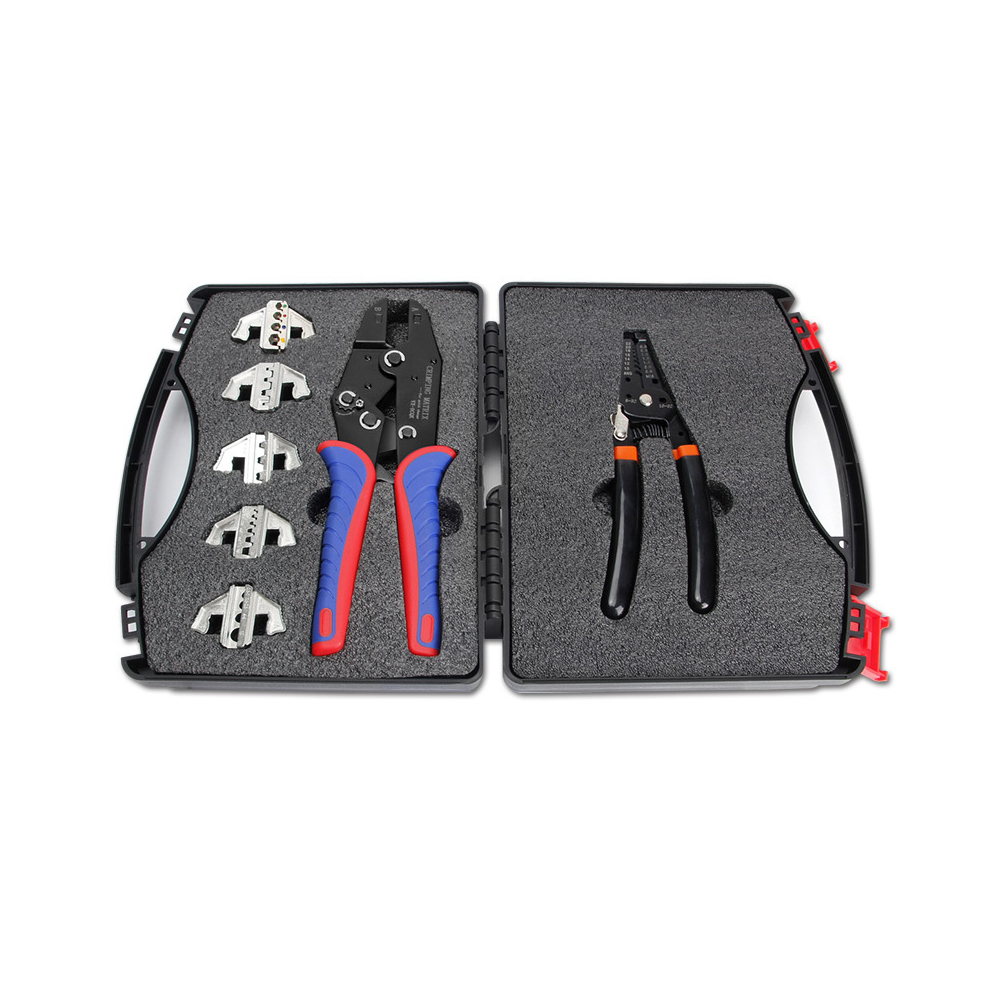 Crimping Tool Set, VX-9CQK, 0.5-5.5mm², Quick Change Jaw, Terminal Crimper