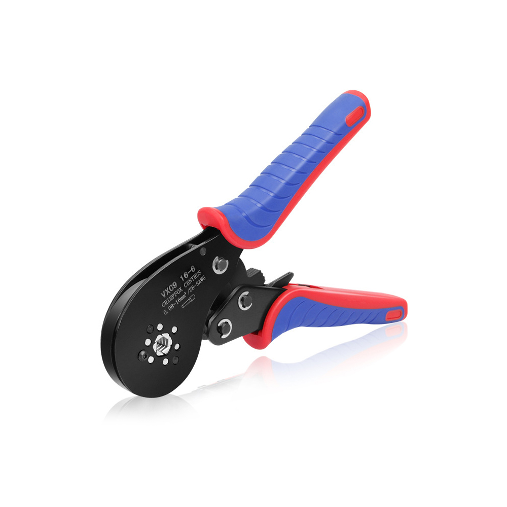 Crimping Tool, VXC9 16-6, 0.08-16.0mm², Ratcheting, Blue, Terminal Crimper