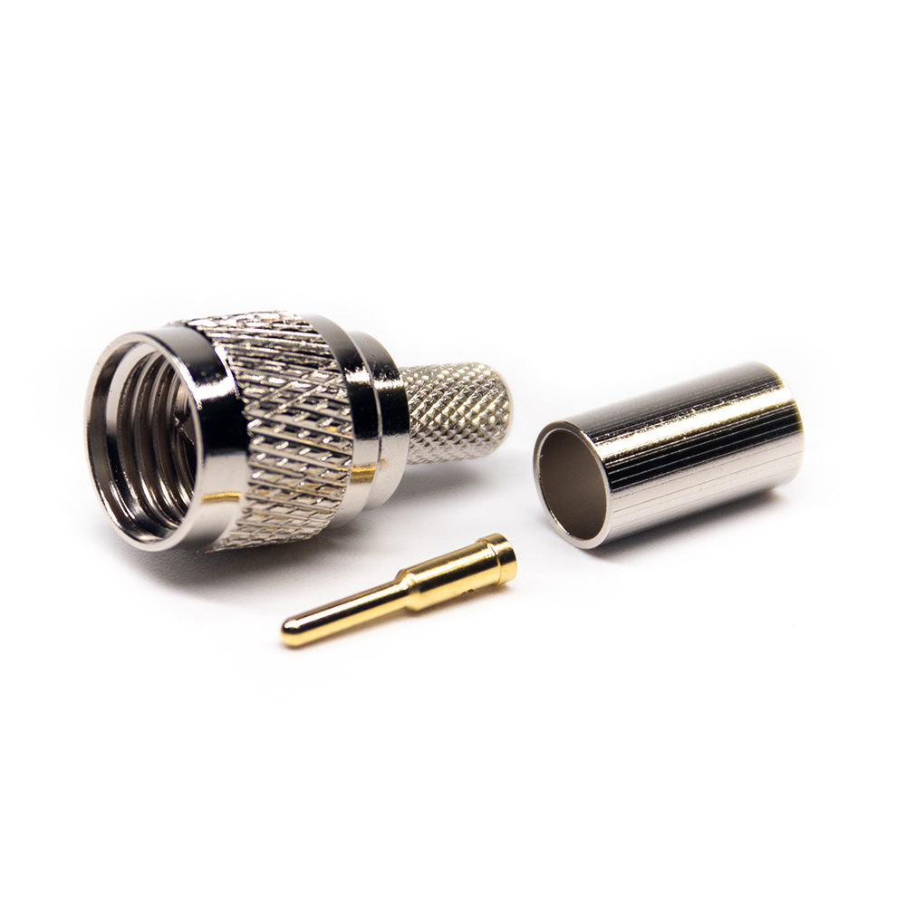 Straight Mini UHF Male Crimp Type RG58 Cable 50ohm