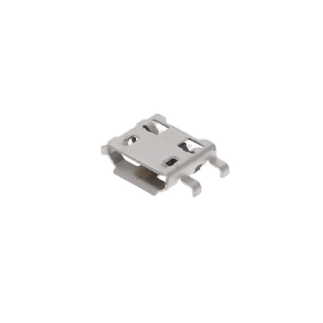 METABEE Micro USB-B 5-Pin Receptacle, Right Angle, PCB Mount, SMT, Edge Hang