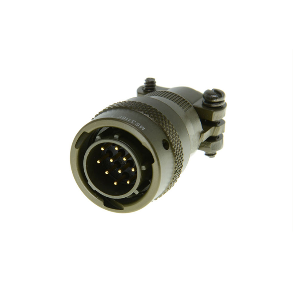 MIL-DTL-26482 Series 1 Connector,MS3116F12-10P Male cable mount plug,10 Pin solder