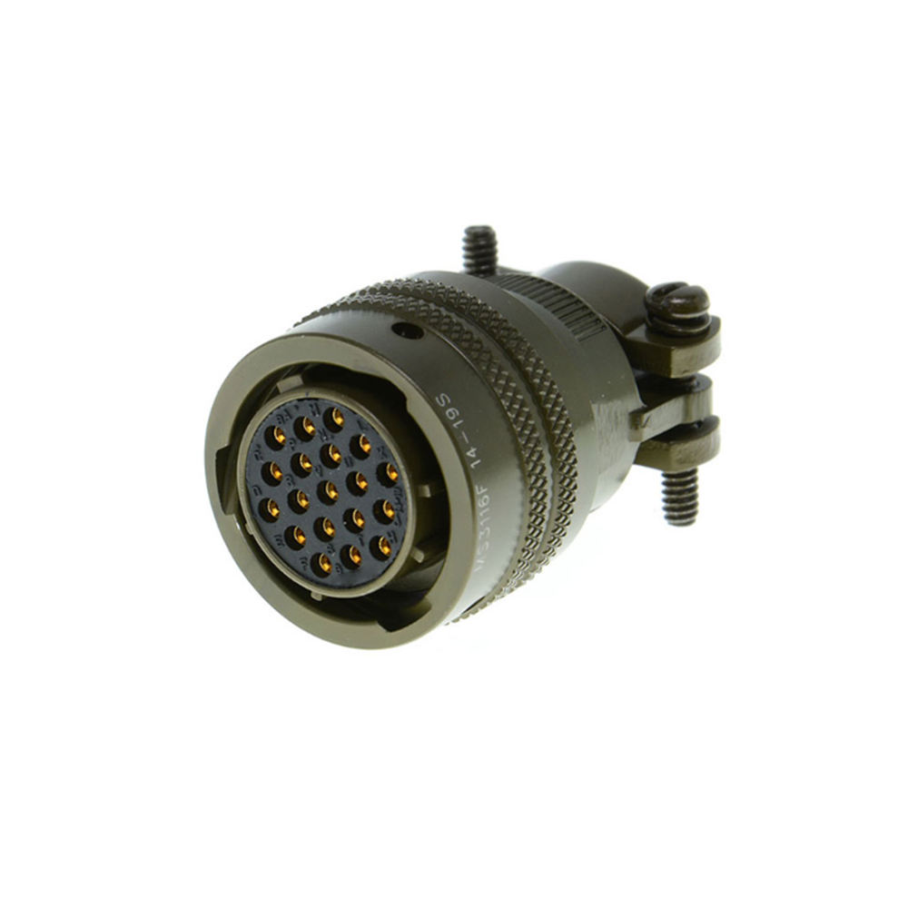 MIL-DTL-26482 Series 1 Connector,MS3116F14-19S Female cable mount plug,19 Pin solder