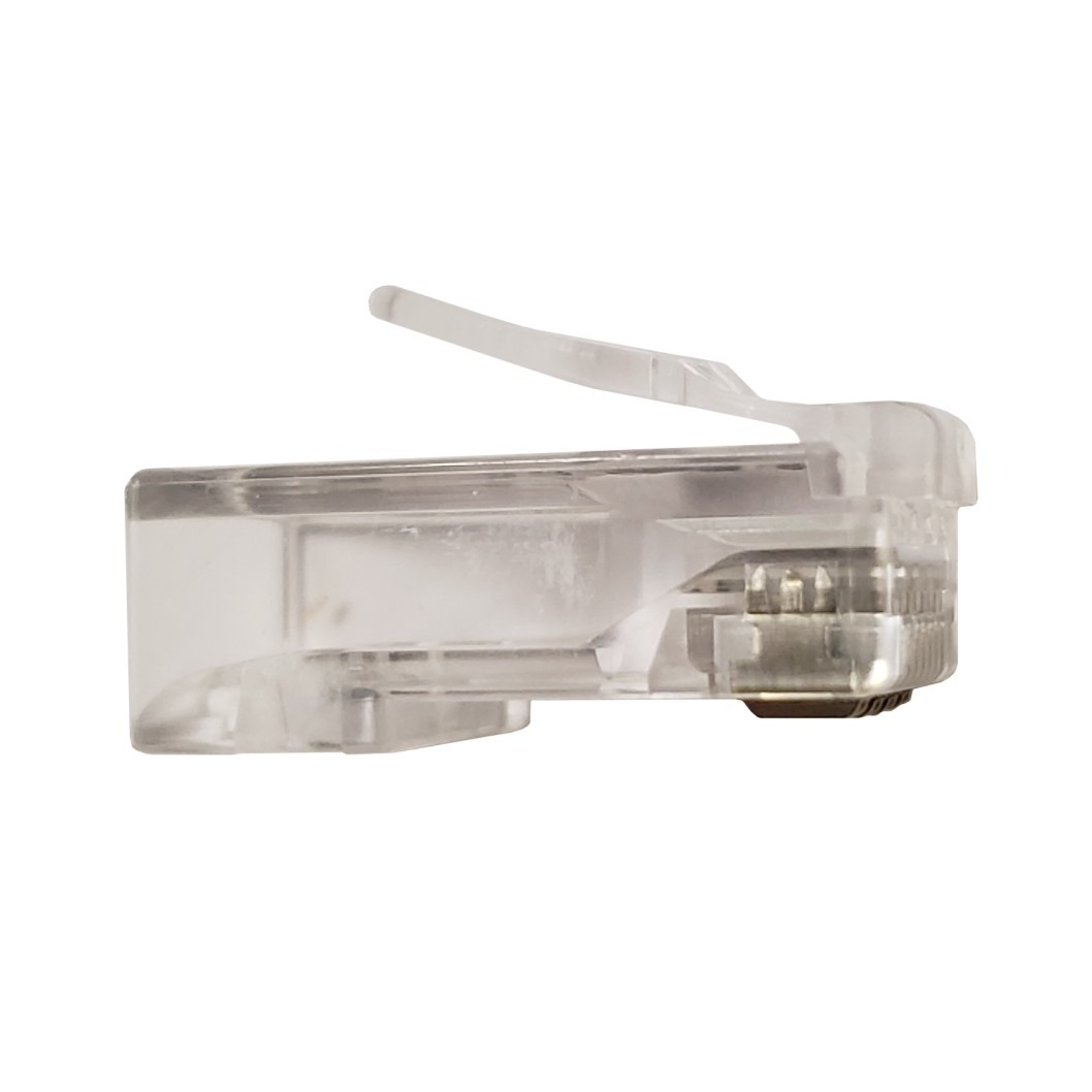 Metabee RJ45 8P8C Modular Plug for Solid Round Cable, Unshielded, Cat6, 21-23AWG