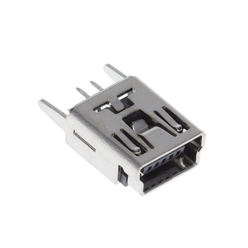 METABEE Mini USB-B 5-Pin Receptacle, PCB Mount, Through Hole, Vertical