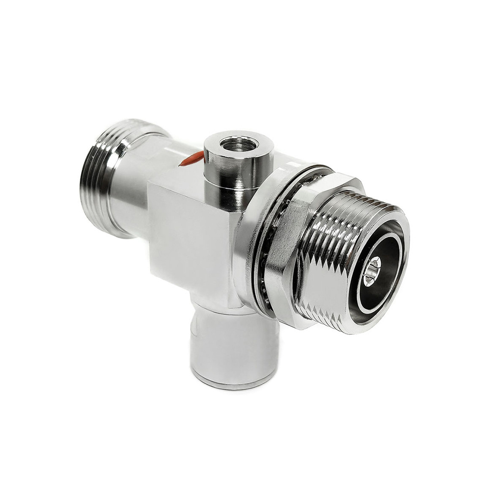 7/16DINメス-7/16DINメスバルクヘッド同軸RFサージプロテクター698-2300MHz 10KA-20KA IP65