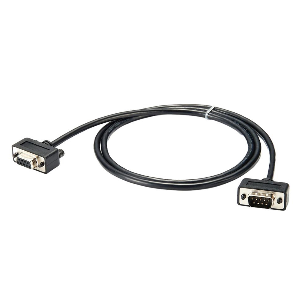 Can-Kabel D-SUB 9-polig Buchse auf Stecker mit 30 cm rundem schwarzen Kabel