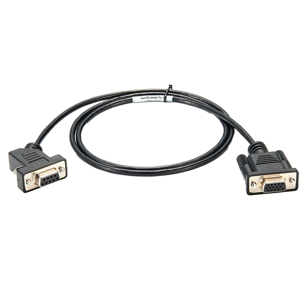 HD15-Buchse auf D-SUB 9-Buchse Flexray-Kabel mit 30 cm rundem schwarzem Kabel