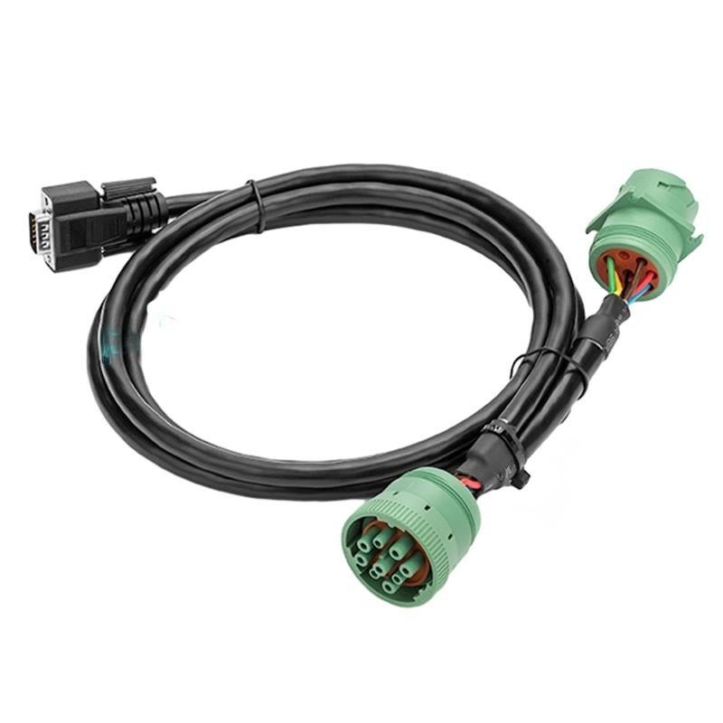 DT J1939 auf DB15 J1939 Kabel für Calamp Jpod Can Protocol mit 100 cm rundem, geteiltem schwarzem Kabel