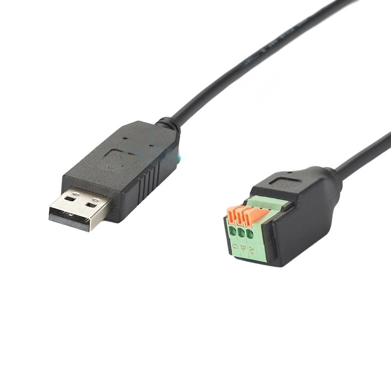 Cavo da USB a RS485 MoDBus RTU con cavo nero rotondo da 30 cm