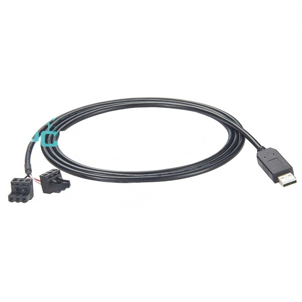 Cavo MoDBus da USB a RS485 con cavo nero rotondo da 100 cm