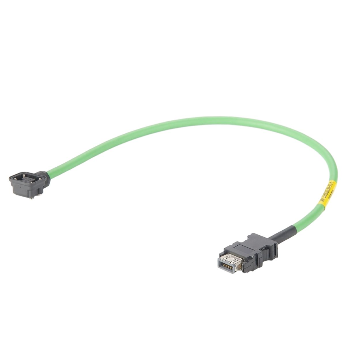 DB04 - SCSI 10-Pin Mitsubishi Kodlama Servo Motor Kablosu Mr-J3encbl10m-A1-H 50cm Yuvarlak Yeşil Kablo ile
