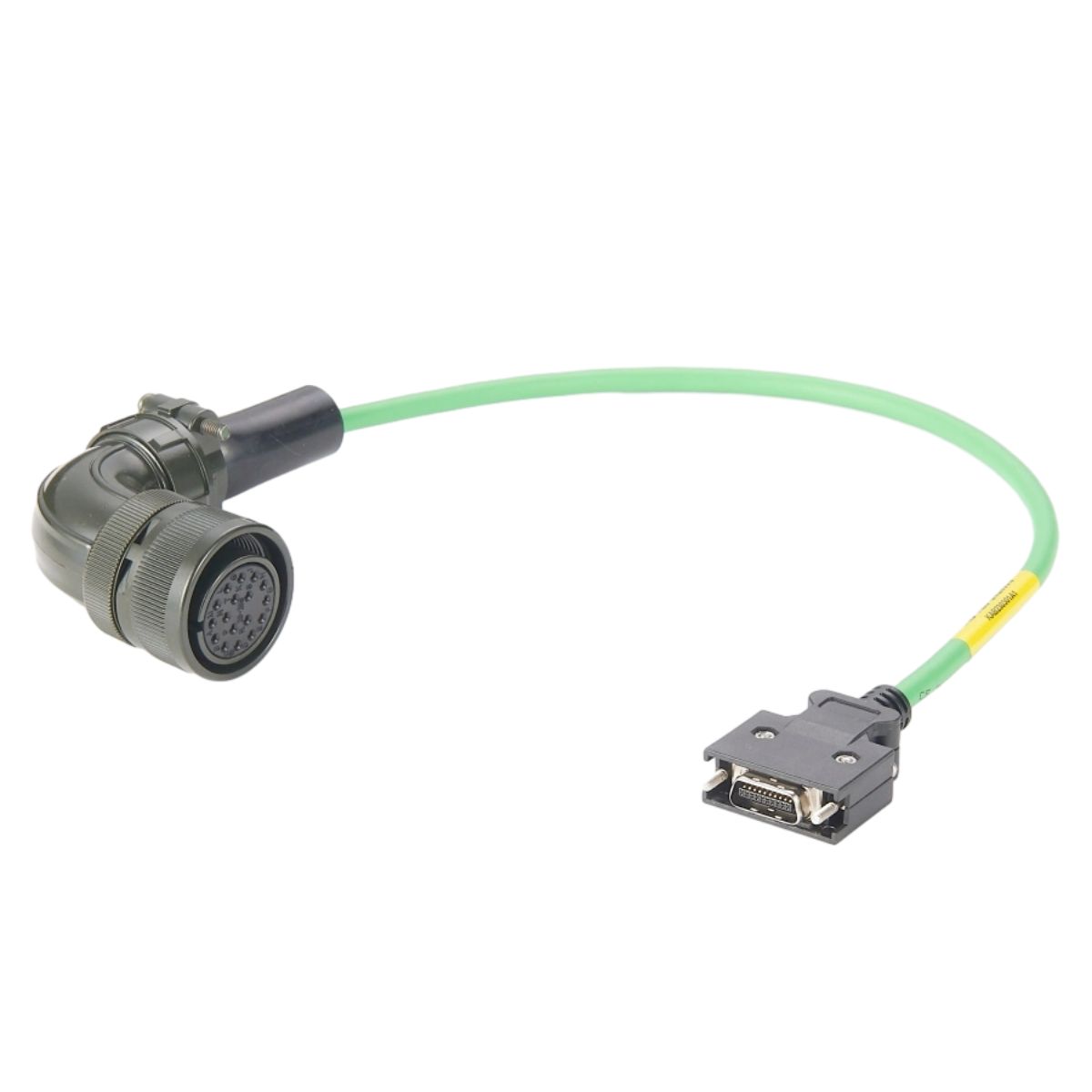 MS5015 17-Pin'den HPCN'ye 20-Pin Delta B2 Servo Kodlama Kablosu Asd-A2-En1003-G, 50cm Yuvarlak Yeşil Kablo ile